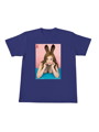 RED RIBBON T-SHIRT バニー （サイズM/ネイビー）モデル:初音みのり
