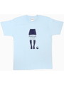 紺色スカート紺色ソックスMサイズ-エロとおしゃれの融合Tシャツ-PACOPON