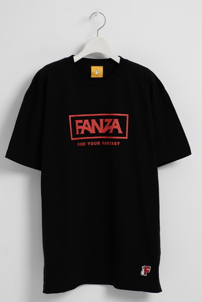 TEE(FANZA LOGO) (ブラック/M)