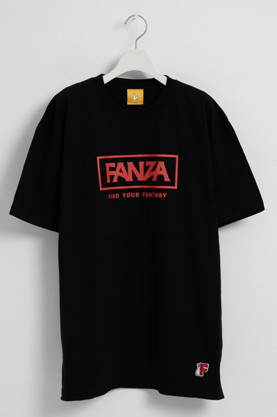 TEE(FANZA LOGO) (ブラック/L)