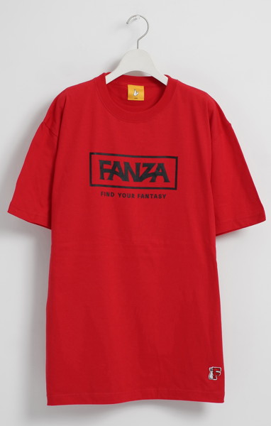 TEE(FANZA LOGO) (レッド/XL)
