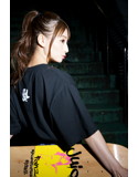 【初川みなみ】オリジナルTシャツ（黒）サイズM 画像3