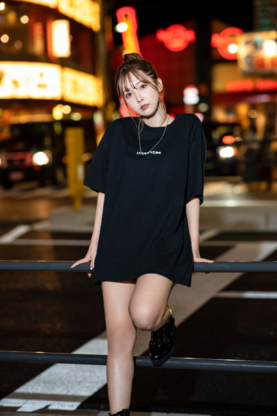 【三上悠亜】オリジナルTシャツ（黒）サイズL 画像7
