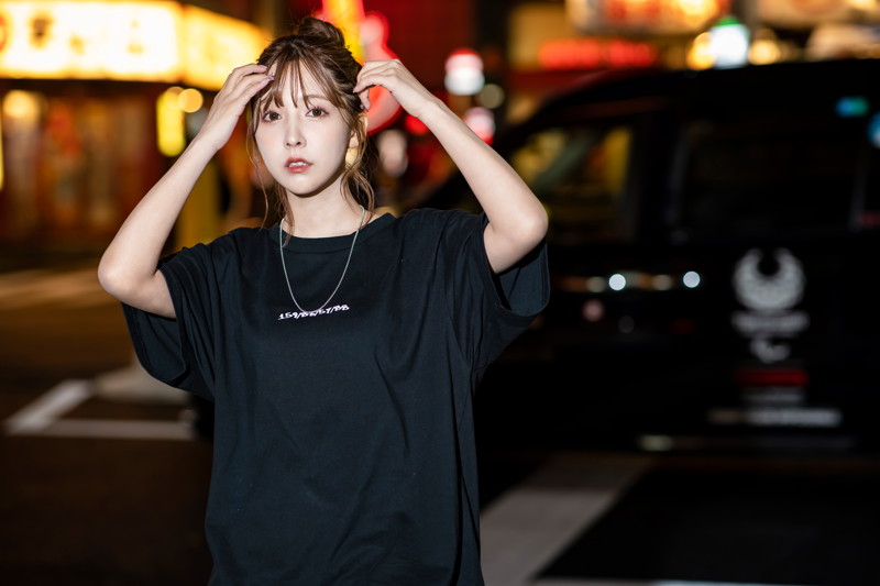 【三上悠亜】オリジナルTシャツ（黒）サイズL 画像8