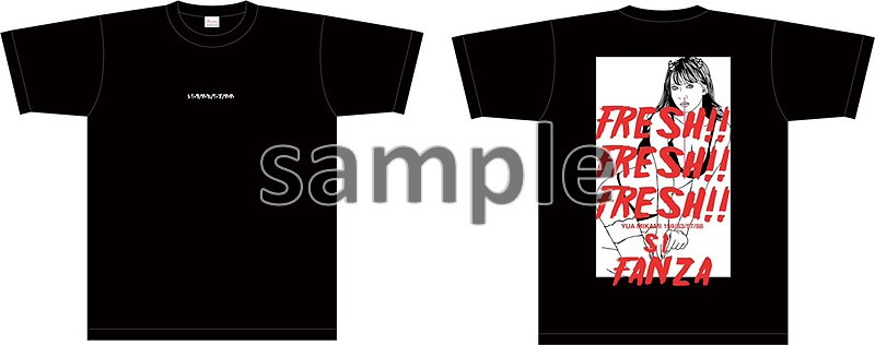 【三上悠亜】オリジナルTシャツ（黒）サイズL