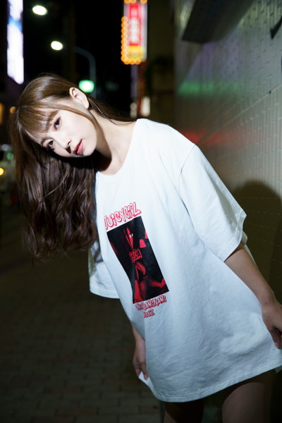 【初川みなみ】オリジナルTシャツ(白)サイズL 画像10