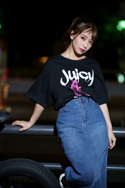 【初川みなみ】オリジナルTシャツ（黒）サイズL 画像7