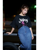 【初川みなみ】オリジナルTシャツ（黒）サイズL 画像7
