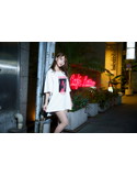 【初川みなみ】オリジナルTシャツ（白）サイズXL 画像5