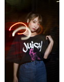 【初川みなみ】オリジナルTシャツ（黒）サイズXL 画像1
