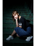 【初川みなみ】オリジナルTシャツ（黒）サイズXL 画像5