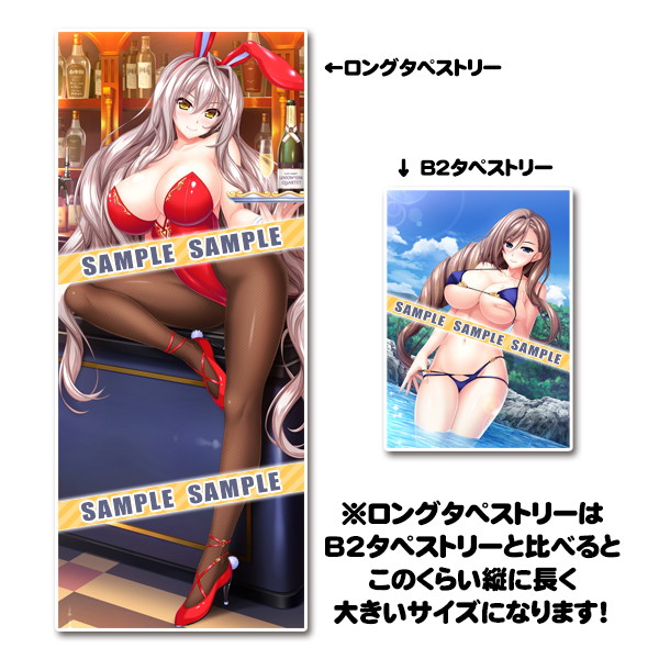 ユニオリズム☆カルテット ロングタペストリー 1st.バニー type.アーシェ 画像3