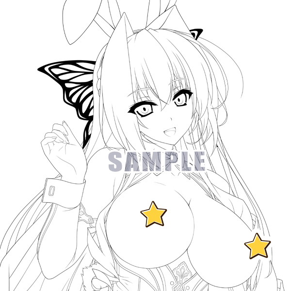 ユニオリズム☆カルテット アクリル特大フィギュア 1st.バニー type.ティア 画像1