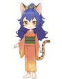 ねこぐらし。 ラバーキーホルダー ベンガル猫