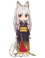 ねこぐらし。 ラバーキーホルダー 猫神様