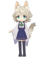 ねこぐらし。 ラバーキーホルダー チンチラ猫