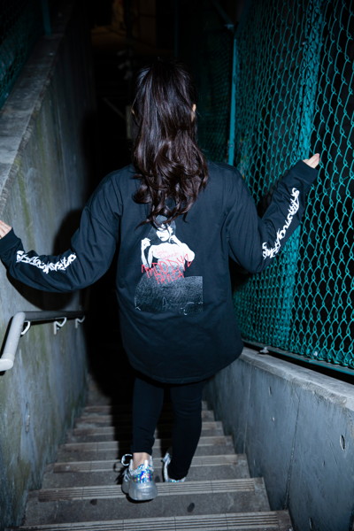 高橋しょう子オリジナルロングTシャツ 黒 XLサイズ 画像1