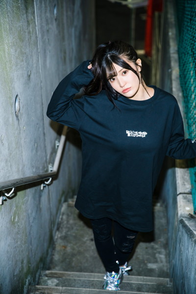 高橋しょう子オリジナルロングTシャツ 黒 XLサイズ 画像3