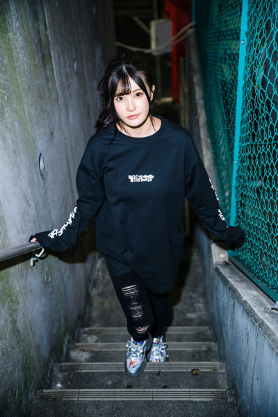 高橋しょう子オリジナルロングTシャツ 黒 XLサイズ 画像4