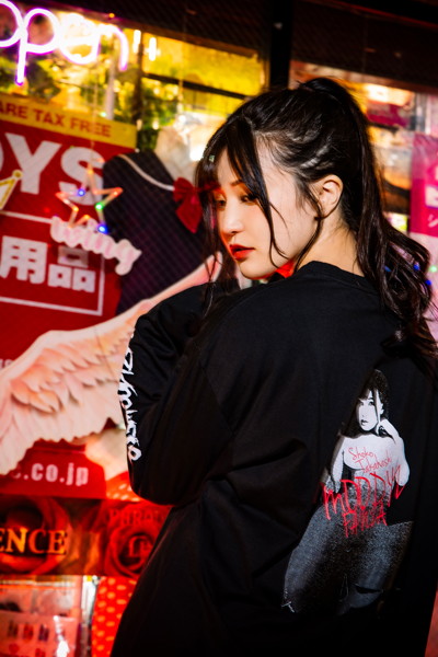 高橋しょう子オリジナルロングTシャツ 黒 XLサイズ 画像9