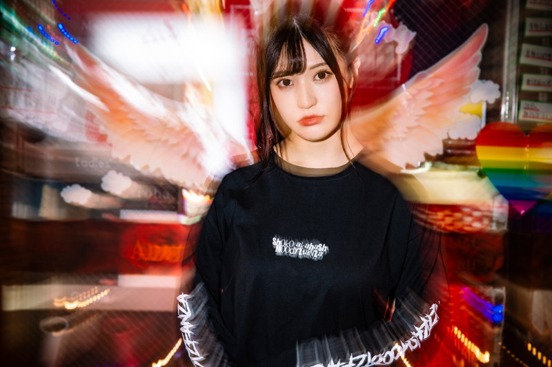 高橋しょう子オリジナルロングTシャツ 黒 XLサイズ 画像10