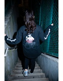 高橋しょう子オリジナルロングTシャツ 黒 XLサイズ 画像1
