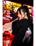 高橋しょう子オリジナルロングTシャツ 黒 XLサイズ 画像9