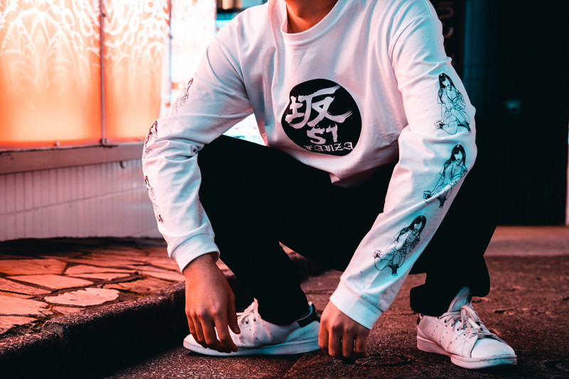 坂道みるオリジナルロングTシャツ 白 XLサイズ 画像3