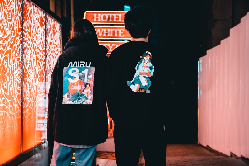 坂道みるオリジナルロングTシャツ 黒 XLサイズ 画像1