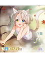 ねこぐらし。 アクリルスマホスタンド シロ猫・温泉