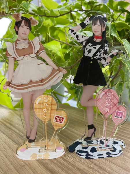 七沢みあ＆架乃ゆら オリジナルアクリルスタンド A5サイズ 画像5