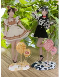 七沢みあ＆架乃ゆら オリジナルアクリルスタンド A5サイズ 画像5