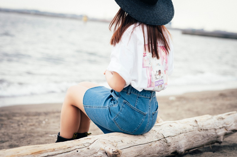 【桜もこ】FCS ＆ PORN Tee サイズL 画像5