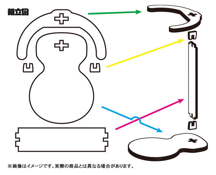 アクリルぬいぐるみスタンド 画像3