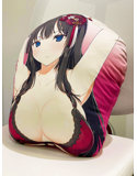 閃乱カグラ 等身大マシュモクッション 神楽 画像3