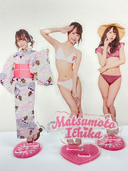 【オトナのサマーキャンペーン2021】松本いちか オリジナルアクリルスタンド A4サイズ 画像1