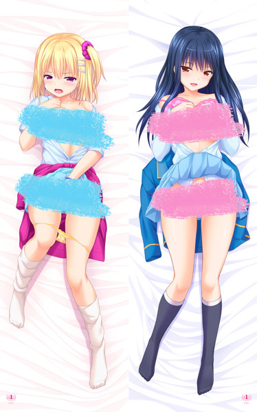 そしてわたしはセンセイに…… 小生意気な真っくろフレンズ 抱き枕カバー【セパレート仕様】 画像1