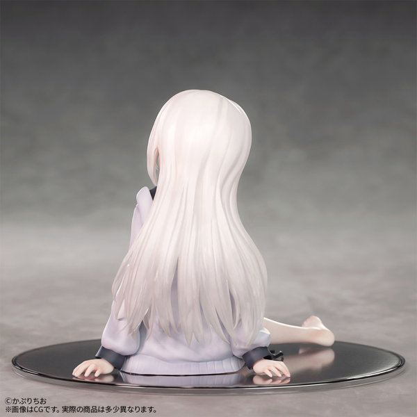 かぷりちお氏オリジナルイラスト「パーカー少女」ちょいえちver. 1/7スケール 塗装済み完成品フィギュア 画像4
