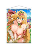 【piyopoyo】描き下ろし 異世界’’おっぱい’’ビキニアーマー B2タペストリー 画像1