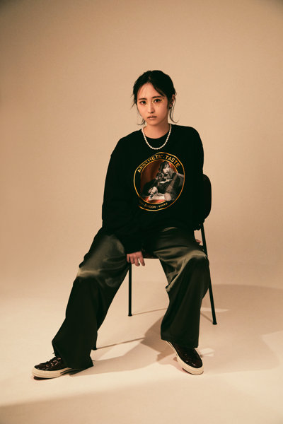 【石原希望/小野六花】Aesthetic Taste Long sleeve by MNKM サイズL 画像1