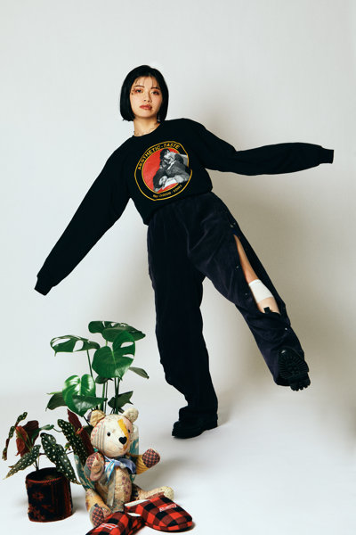 【石原希望/小野六花】Aesthetic Taste Long sleeve by MNKM サイズL 画像2