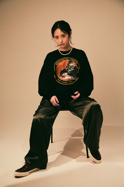 【石原希望/小野六花】Aesthetic Taste Long sleeve by MNKM サイズL 画像3