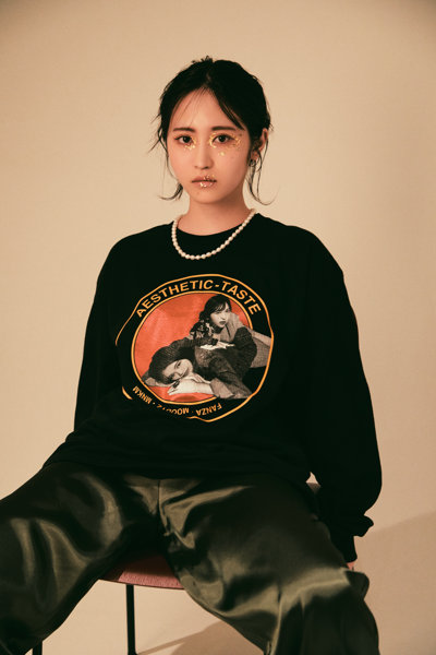 【石原希望/小野六花】Aesthetic Taste Long sleeve by MNKM サイズL 画像5