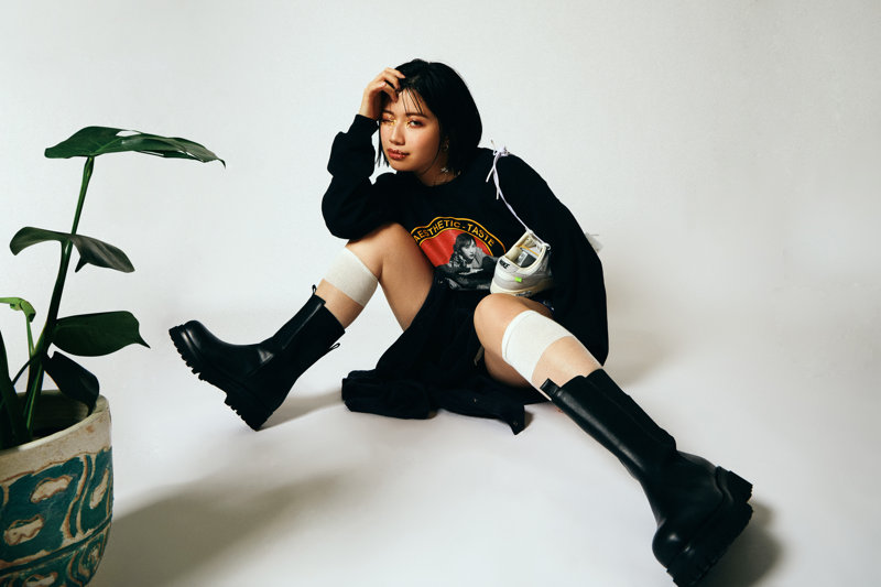 【石原希望/小野六花】Aesthetic Taste Long sleeve by MNKM サイズL 画像6