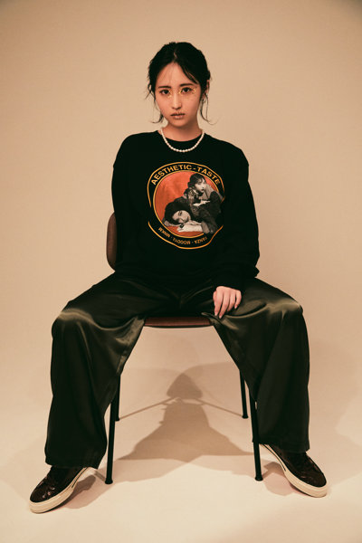 【石原希望/小野六花】Aesthetic Taste Long sleeve by MNKM サイズL 画像7