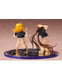 【再販】『閃乱カグラ NEW WAVE Gバースト』 ＜復刻版＞両備×両奈 素肌セーラー服Ver.セット 極美Girls Slender Gramorous 1/10スケール塗装済み完成品フィギュア 画像3
