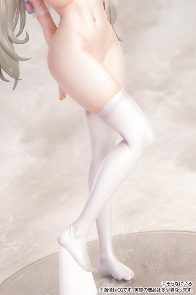 そらなにいろ氏オリジナルイラスト「純白エロフ」脱衣ver. 1/6スケール 塗装済み完成品フィギュア 画像11