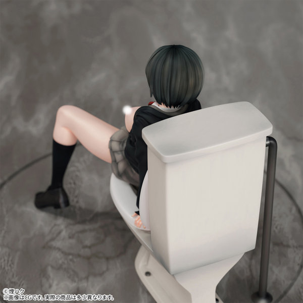 「黒髪ショートちゃん」illustrated by 煙ハク 1/7スケール 塗装済み完成品フィギュア 画像11