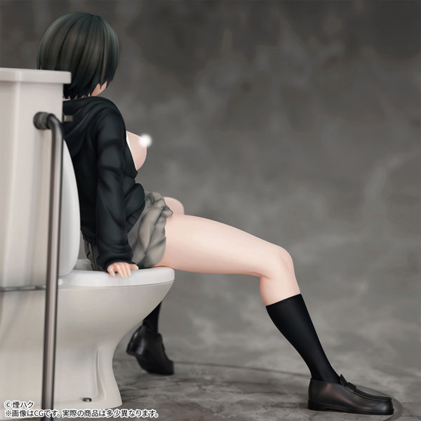 「黒髪ショートちゃん」illustrated by 煙ハク 1/7スケール 塗装済み完成品フィギュア 画像12