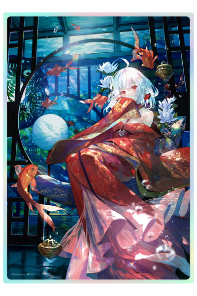 【flagLABO】藤ちょこ オーロラアクリルプレート